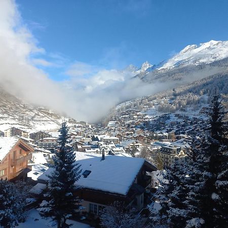 Studio Direkt Im Zentrum, Tolle Terrasse, Aussicht Zermatt Exteriér fotografie