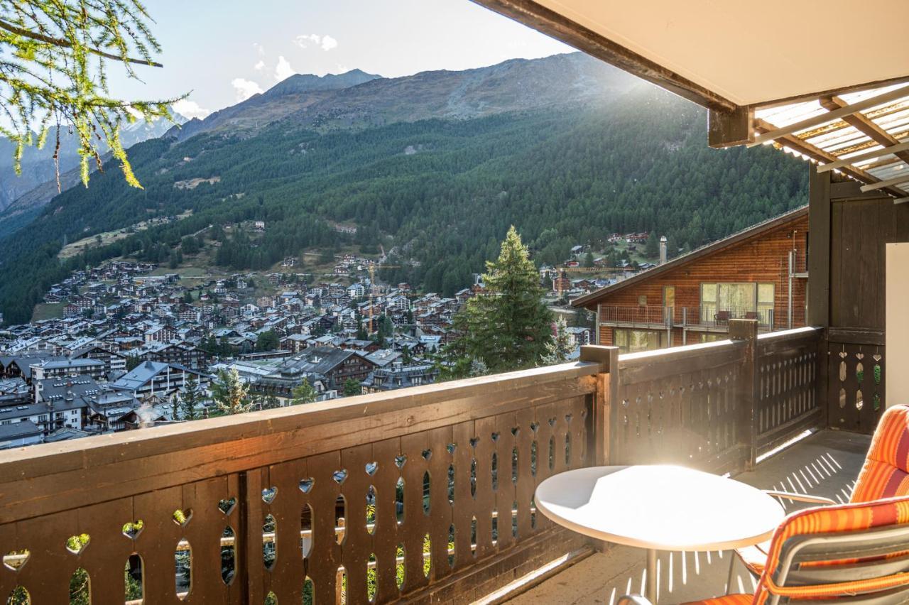 Studio Direkt Im Zentrum, Tolle Terrasse, Aussicht Zermatt Exteriér fotografie