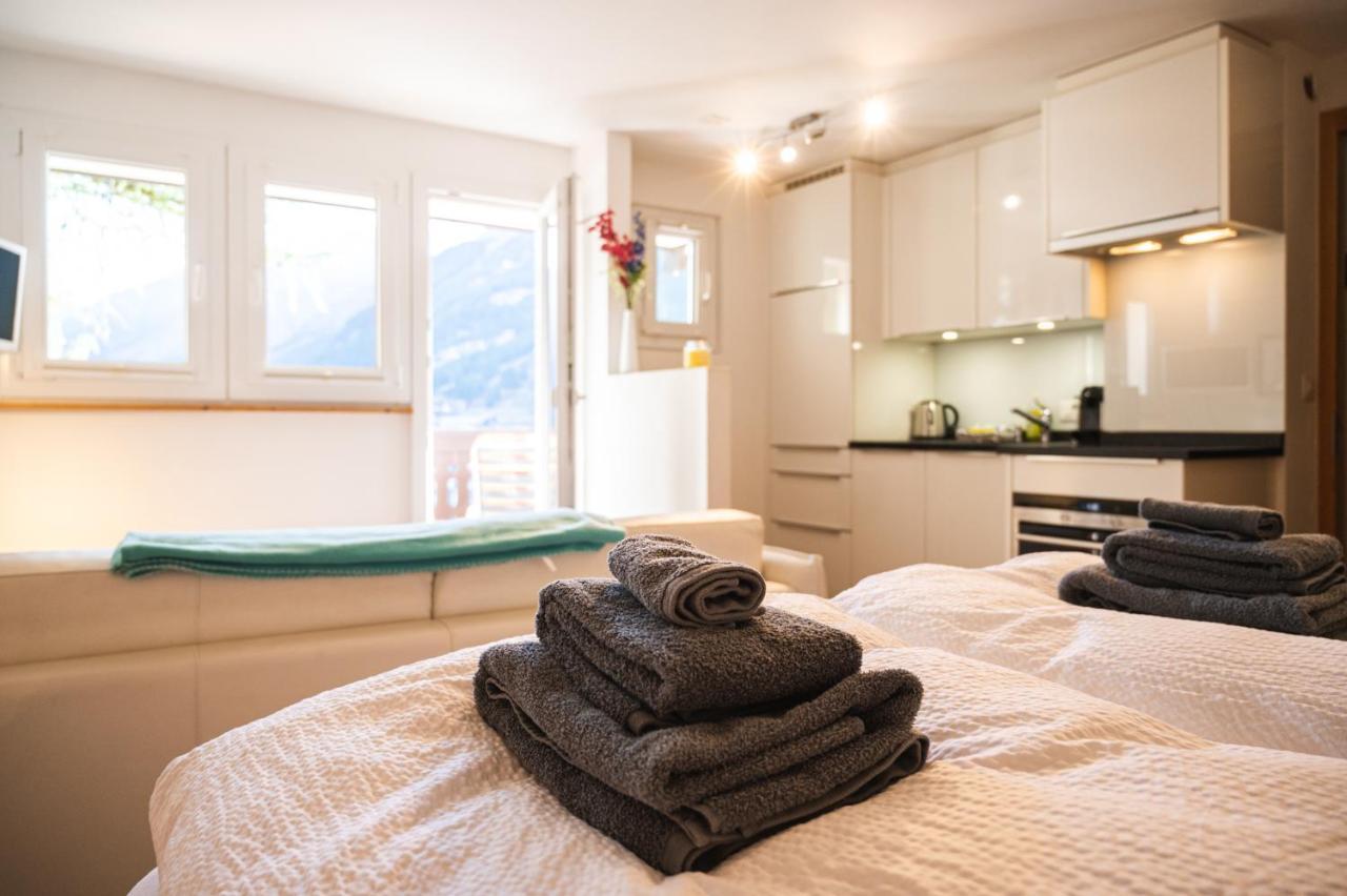 Studio Direkt Im Zentrum, Tolle Terrasse, Aussicht Zermatt Exteriér fotografie